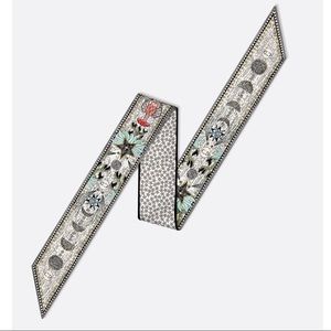 Authentic Dior Moon Tarot Mitzah scarf twilly